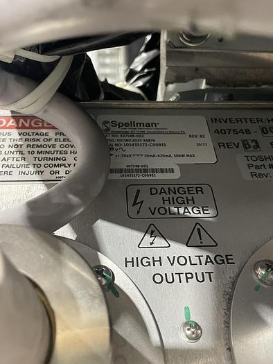 Used SPELLMAN HV-INV BLOCK - P/N: 407548-002, PX71-08348-1