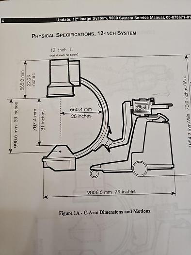 Used GE 9600 (12-inch) C-Arm