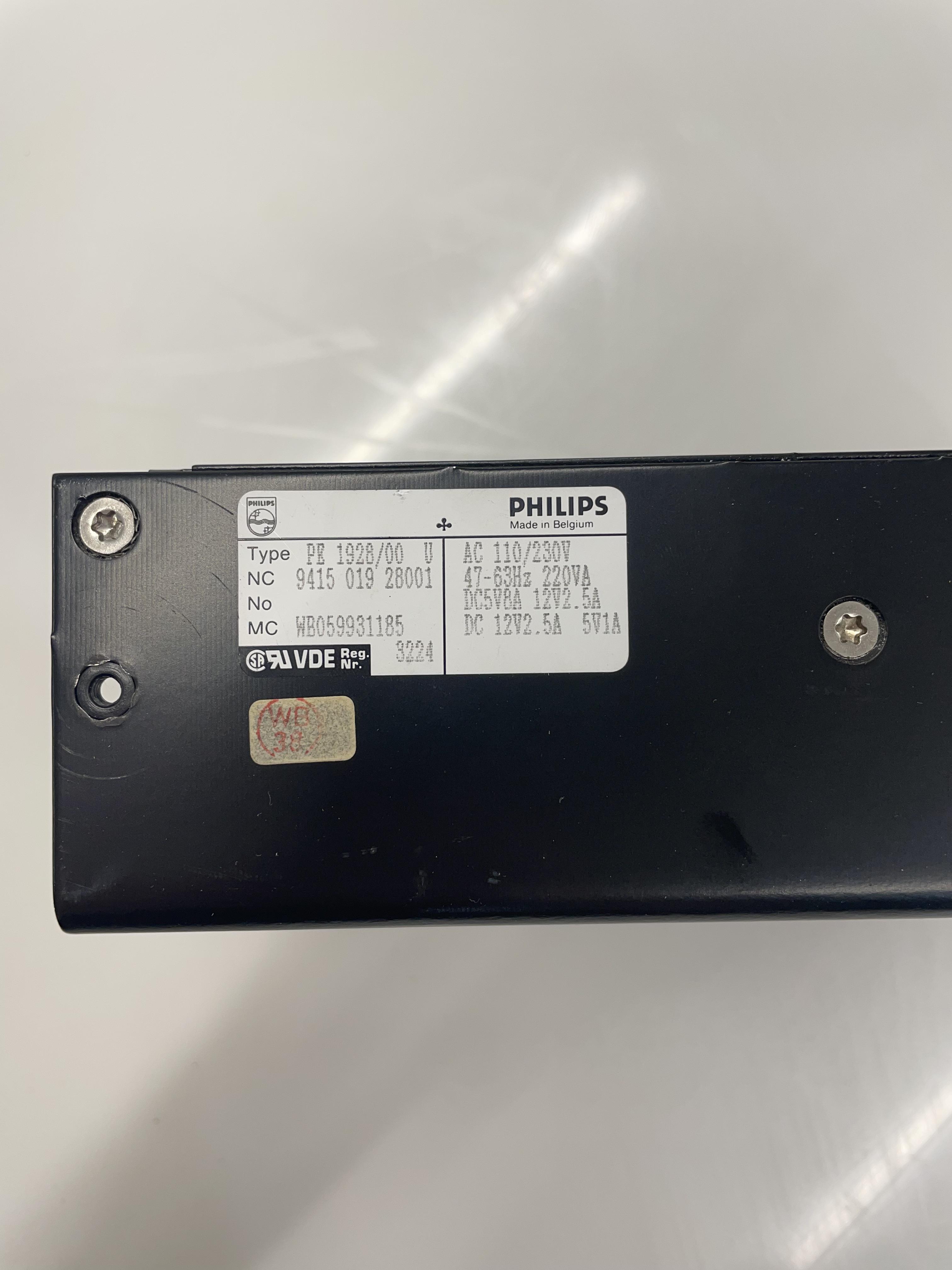 Used POWER SUPPLY PE 1928/00U P/N: 941501928001