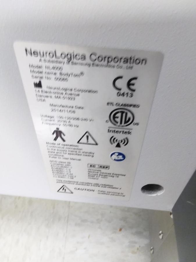 Used 2014 NEUROLOGICA CORP BodyTom 32-Slice CT