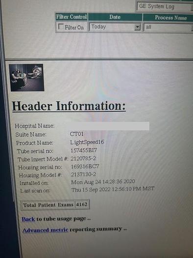 Used 2003 GE Lightspeed 16