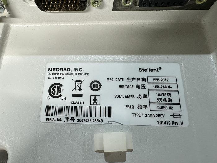 Used 2012 Medrad Stellant D