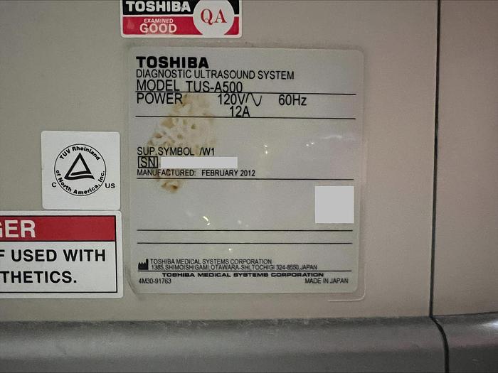 Used 2012 Toshiba Aplio 500