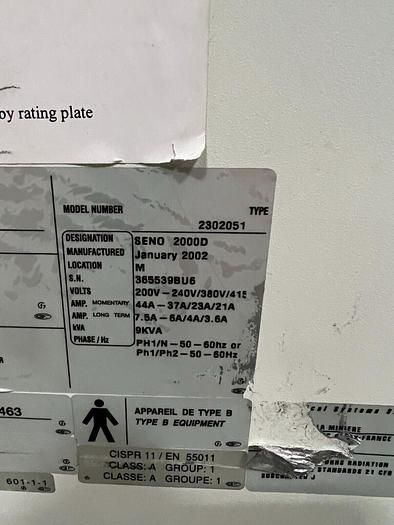 Used 2302051 Generator for GE Senographe DS Mammo