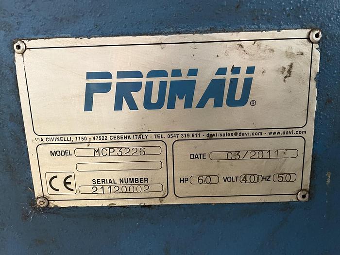 Used BRUGT PROFILVALSE FABRIKAT DAVI, MODEL MCP 3226