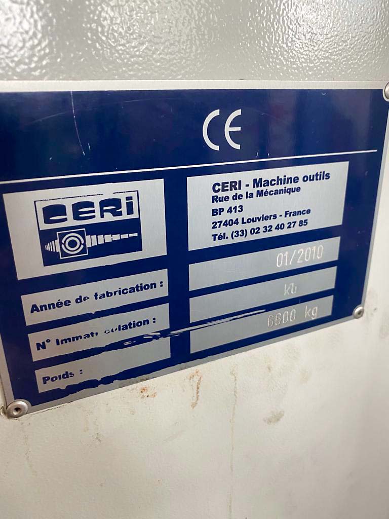 Used Ceri - Horizontal Machining Center - 2010