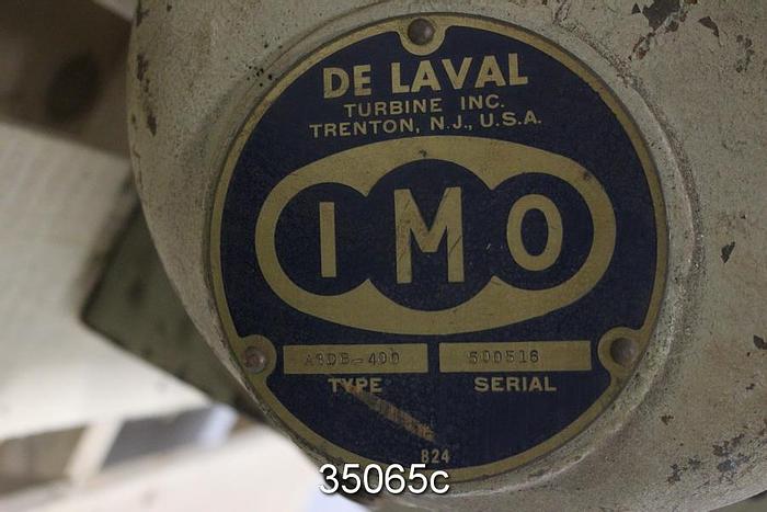Used Imo A3DB-400 Screw Pump, 4x6 #35065