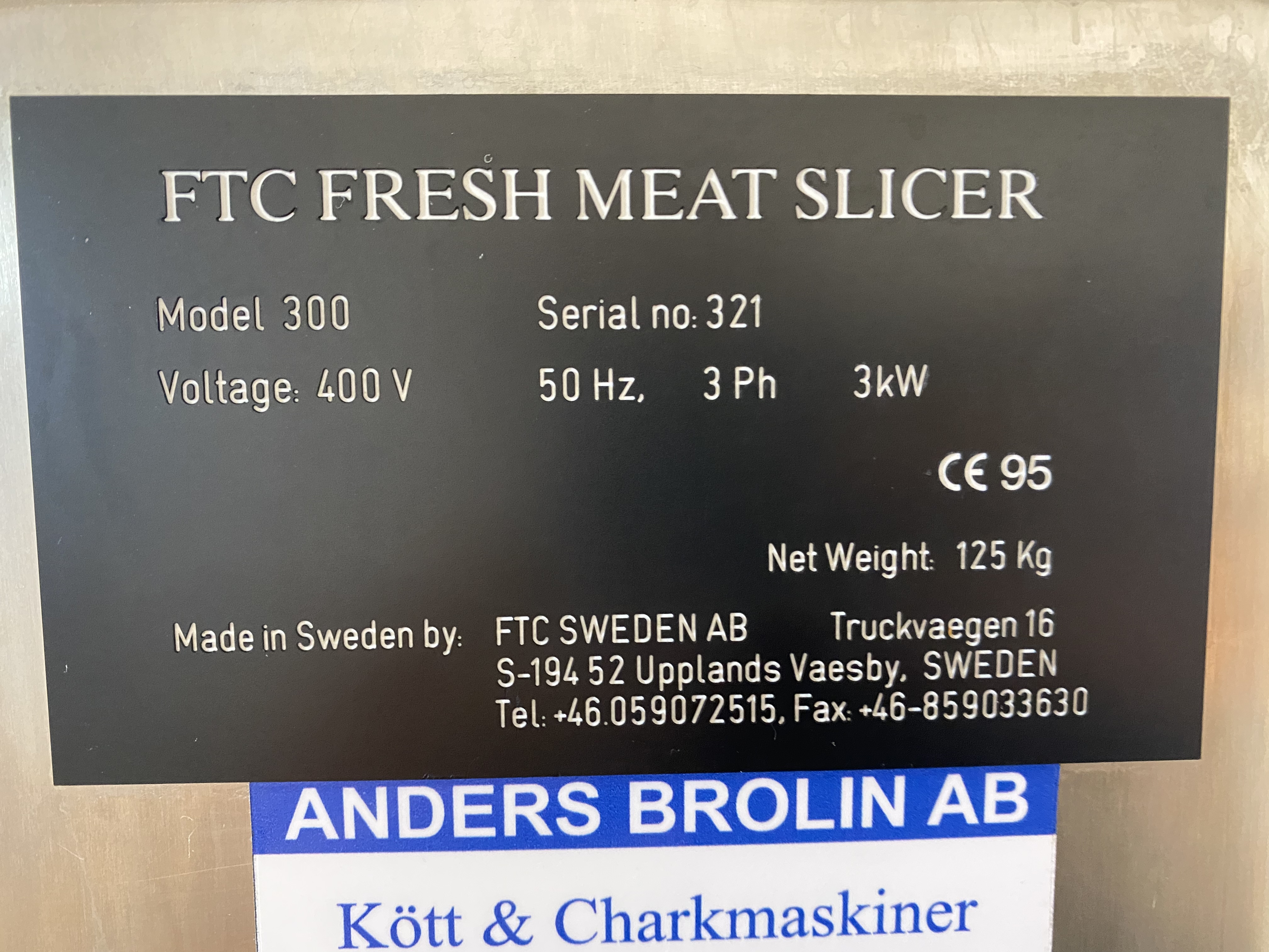 Begagnad FTC Fresh meat slicer 300