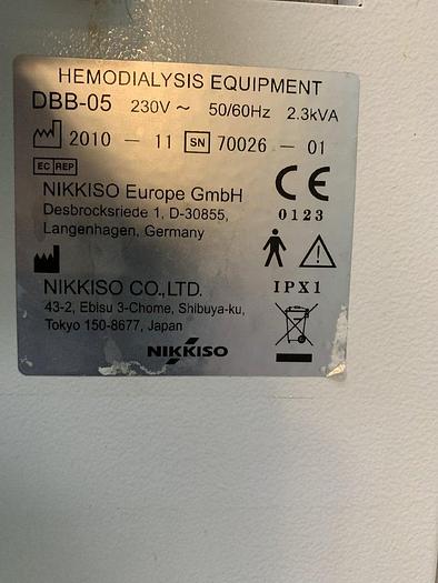 Gebraucht NIKKISO DBB-05 Dialysegerät 22888h