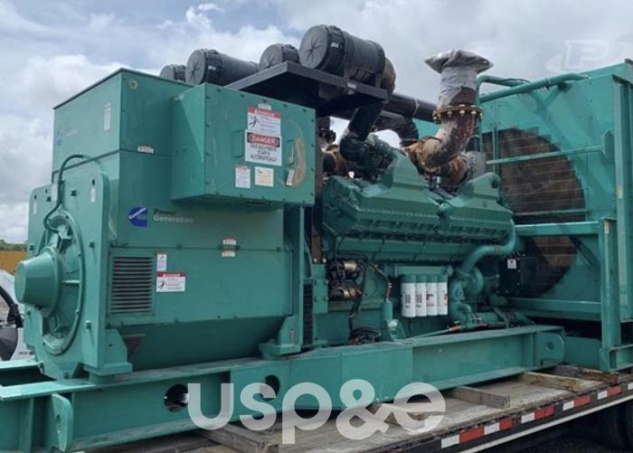 Used 2 MW 2003 Used Cummins QSK60-G6 Diesel Generator Sets