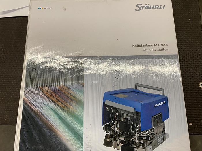 Gebraucht 01 Stäubli Anknüpfmaschine, Type Magma T12 mit Anknüpfrahmen