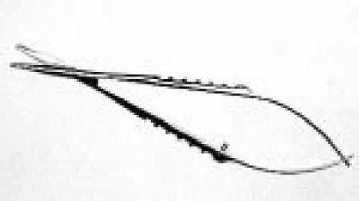 Used Ophthalmic Scissor Tenotomy Westcott Curved Blunt Tip 115mm DIXEY D682
