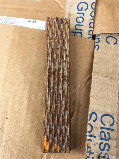 Used NOV Mission Custom Die & Insert 1" x 5-3/4" Tong Die