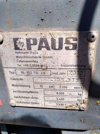 Usado 2013 PAUS RL 852 TSL 2.6