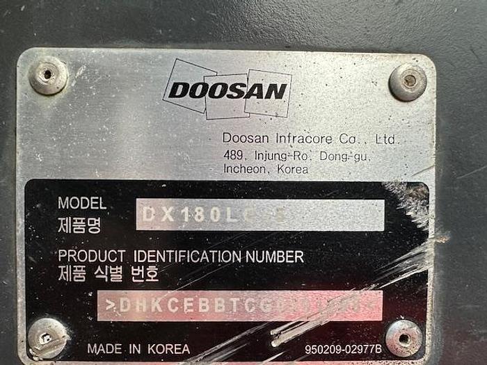 Used 2016 DOOSAN DX180 LC-5