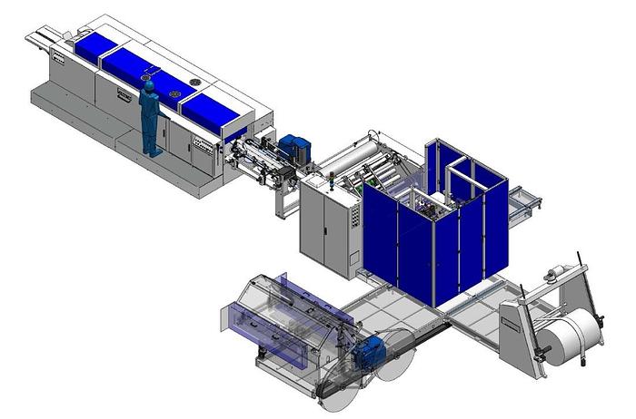 Used (visible in production) 2016 CURIONI SUN MASTER 355 (with double handles unit - Flat handles & twisted handles)