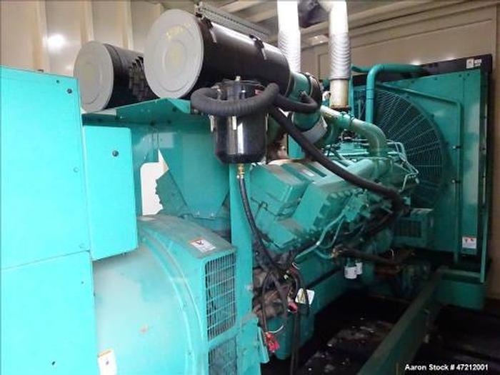 Used 1.5 MW 2001 Used Cummins 1500DFLE Diesel Generator