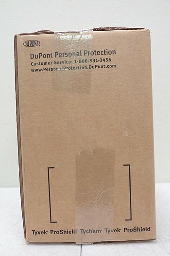 Used Dupont Tychem BR BR128TYLXL0002BN Yellow Coverall, Size XL, 2/Box