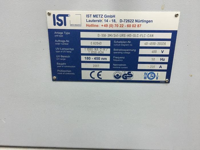 Used 2007 Heidelberg CD102-5+LX UV