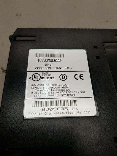 Used GE Fanuc IC693MDL655F Input Module