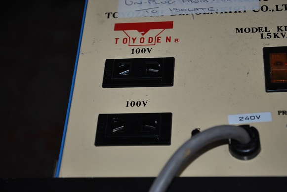 Used toyaden vacuum pump 100V  1.5KVA  shinku kiko diaphram valve  kd-500 : da-60D