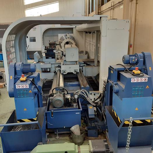 Utilisé Tour parallèle à commande numérique Marque MYDAY  Modèle TNC 1200x5000 B9