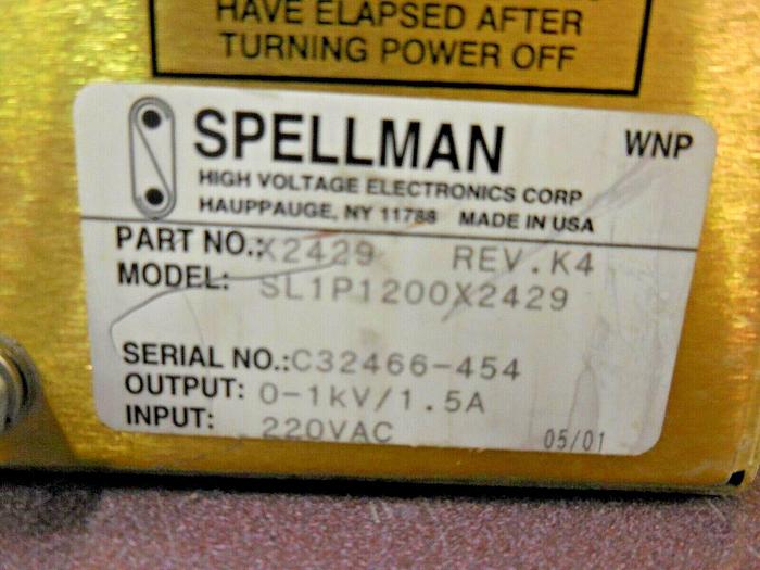 Used Spellman SL1P1200X2429