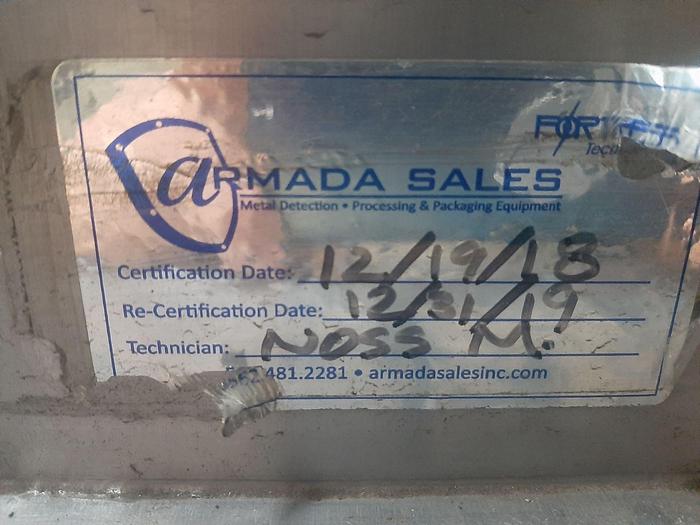 Used Detector, Metal, 14" x 5.75", Fortress Phantom, Conveyor #S744126