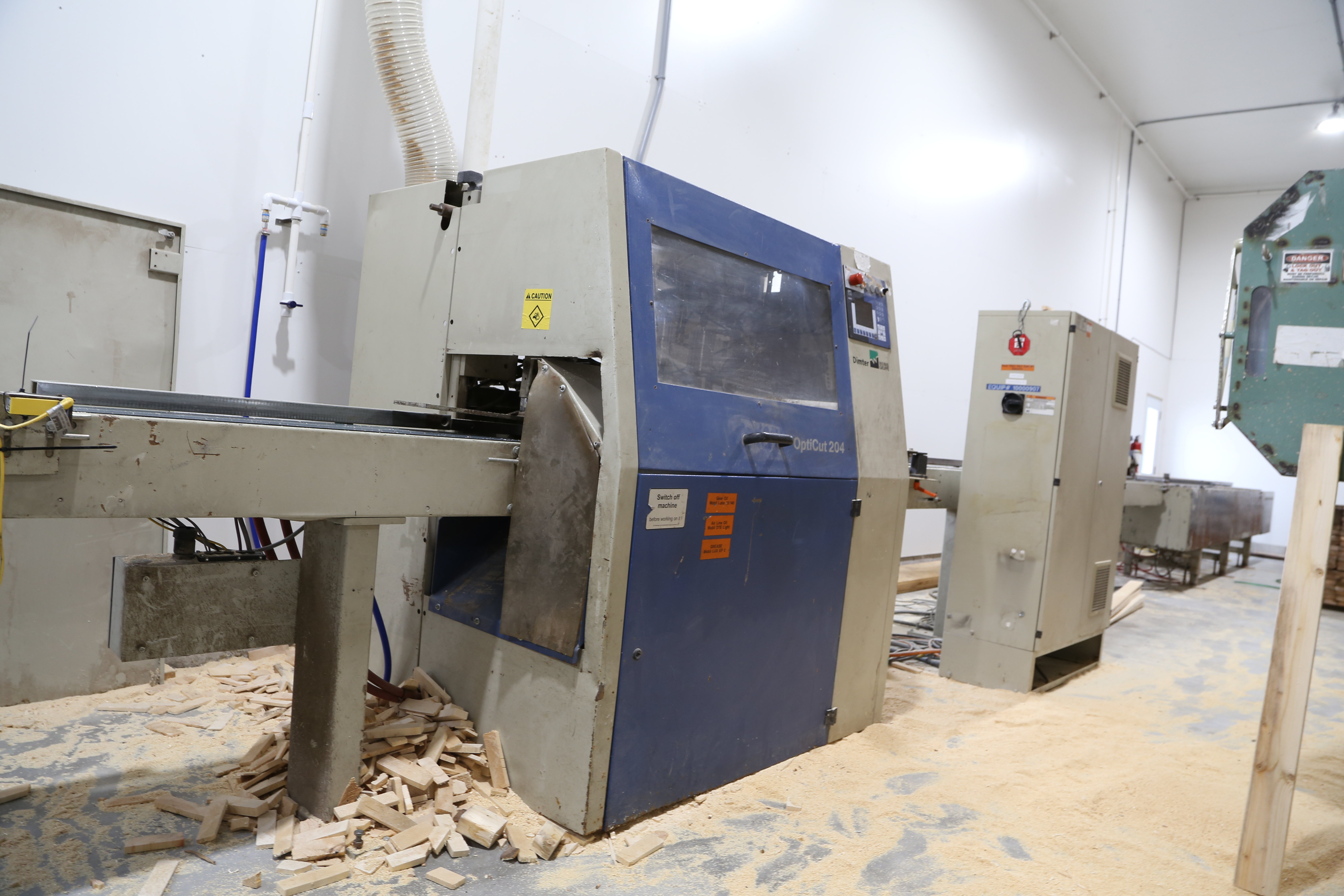 Used 2002 Weinig Dimter OptiCut 200 - 4 R Optimizing Cross Cut Saw