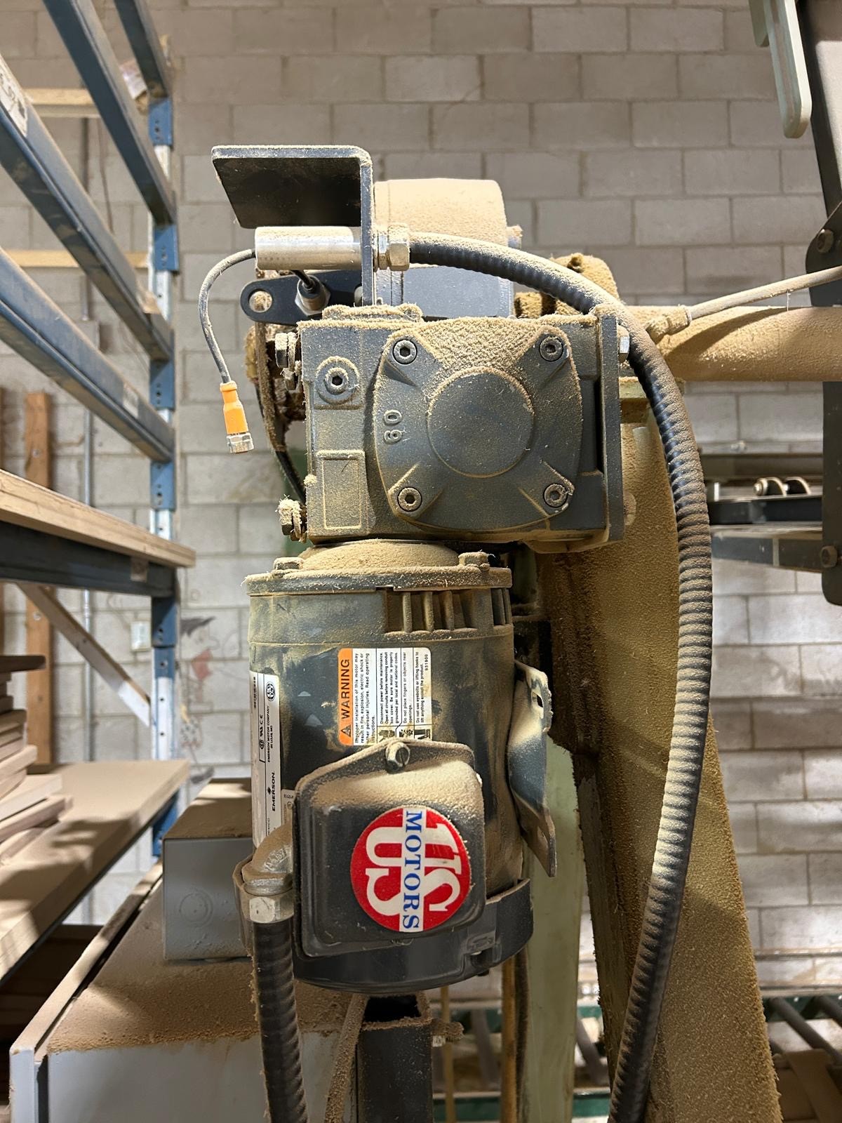 Used 2007 Doucet Door Master RDM-M-5-48-96 Rotary Door Clamp