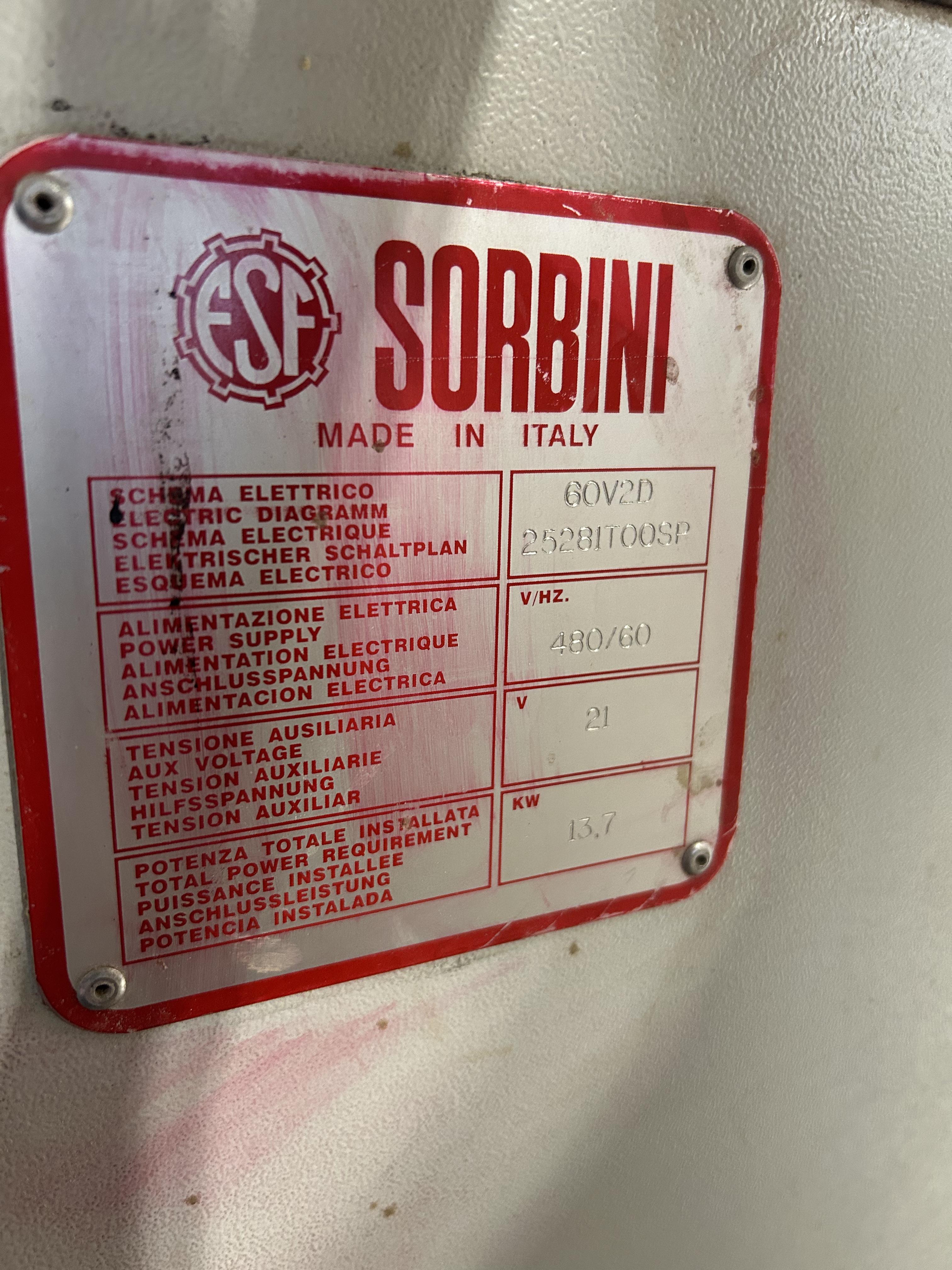 Used Sorbini UV Edge Coating Machine