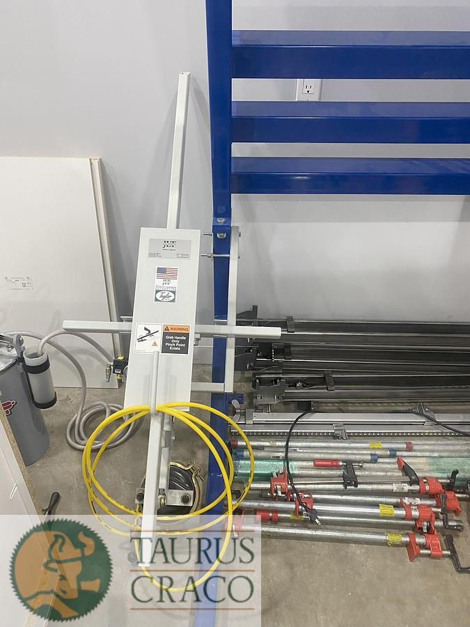 Used JLT - Taylor Rotary Clamp with Pneumatic Panel Flattener