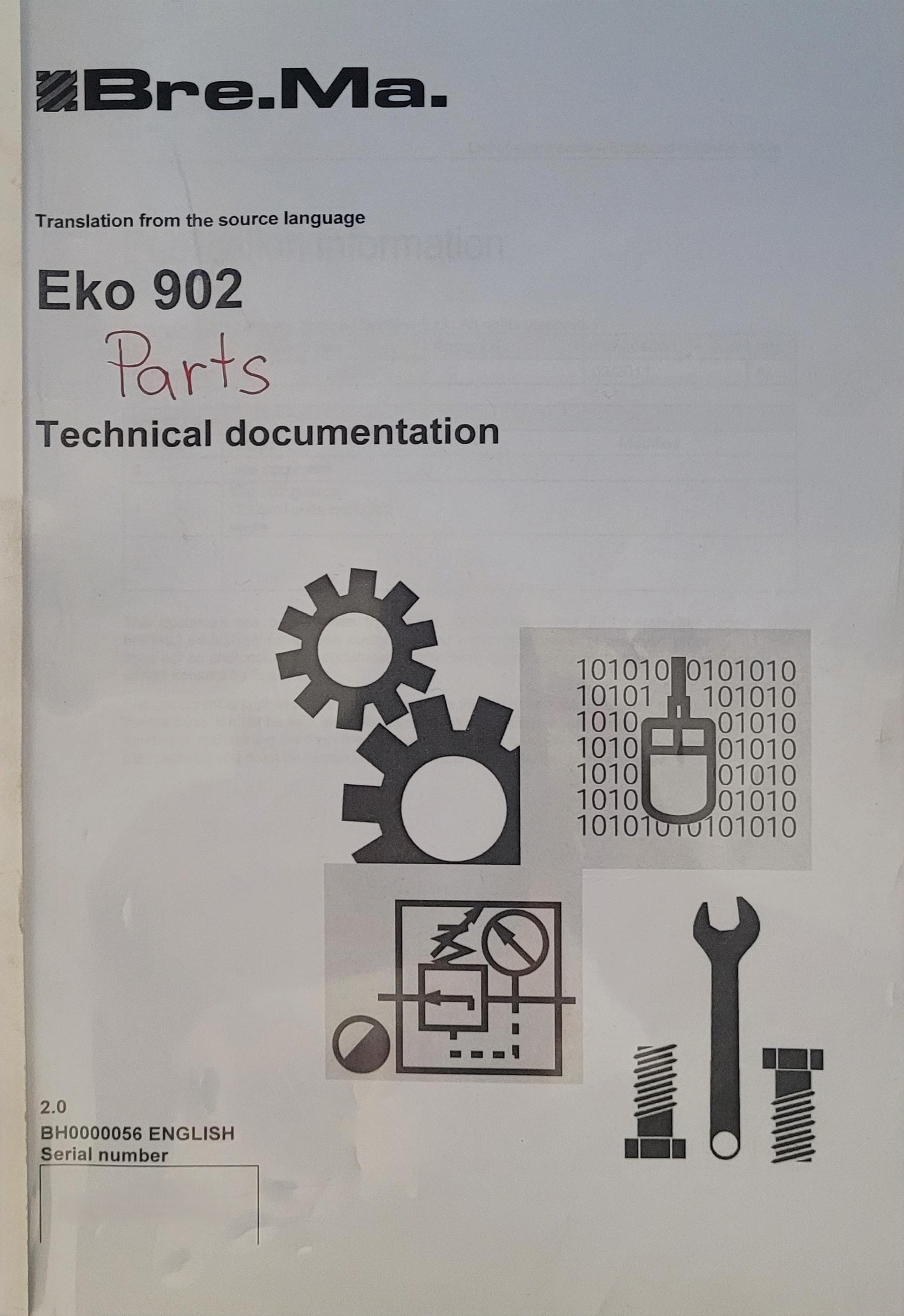 Used 2013 Biesse Bre.Ma. EKO 902 CNC Vertical Drilling and Dowel Inserting Machine