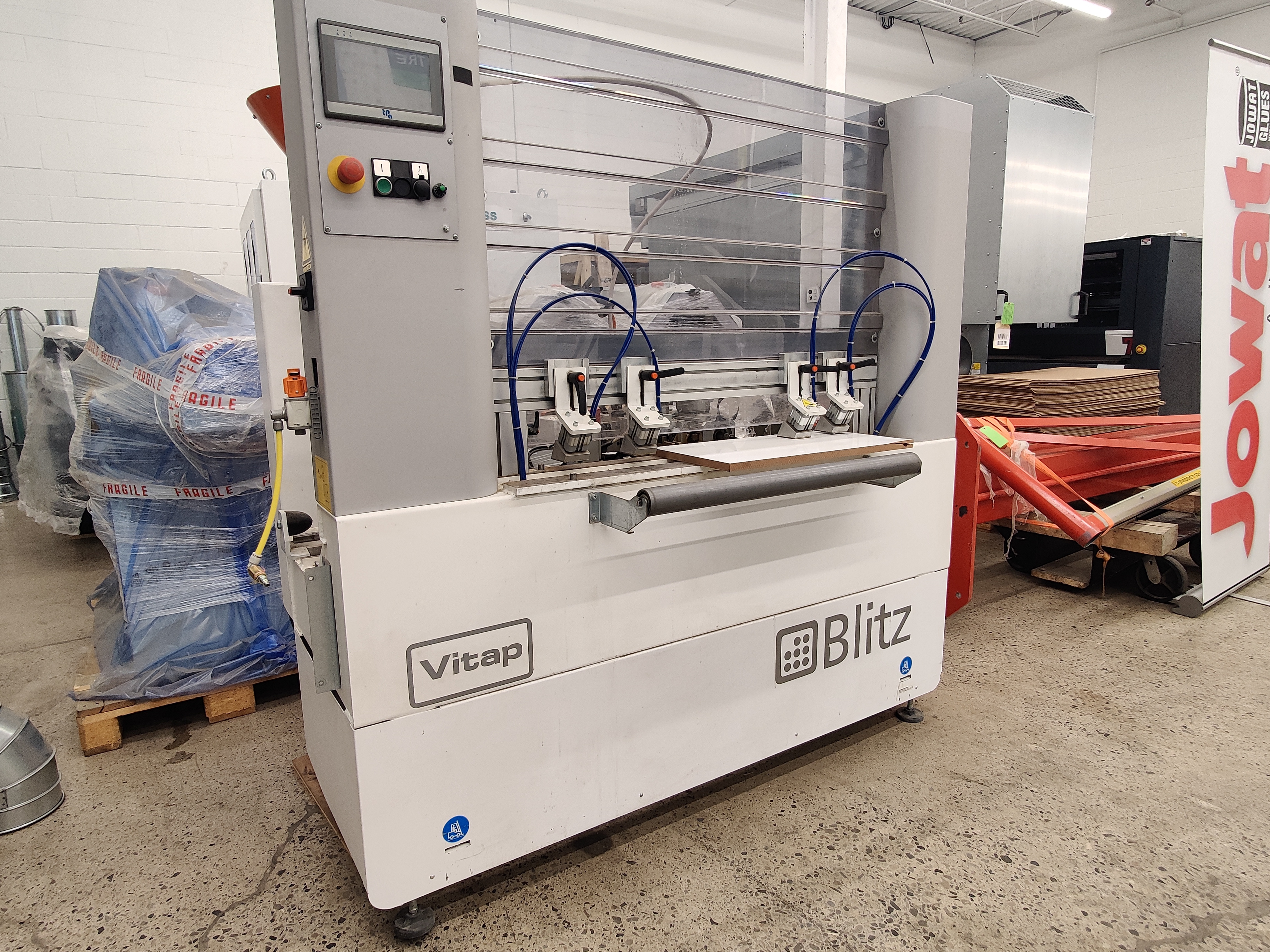 Used 2015 Vitap Blitz CNC drilling, gluing and dowel inserting machine