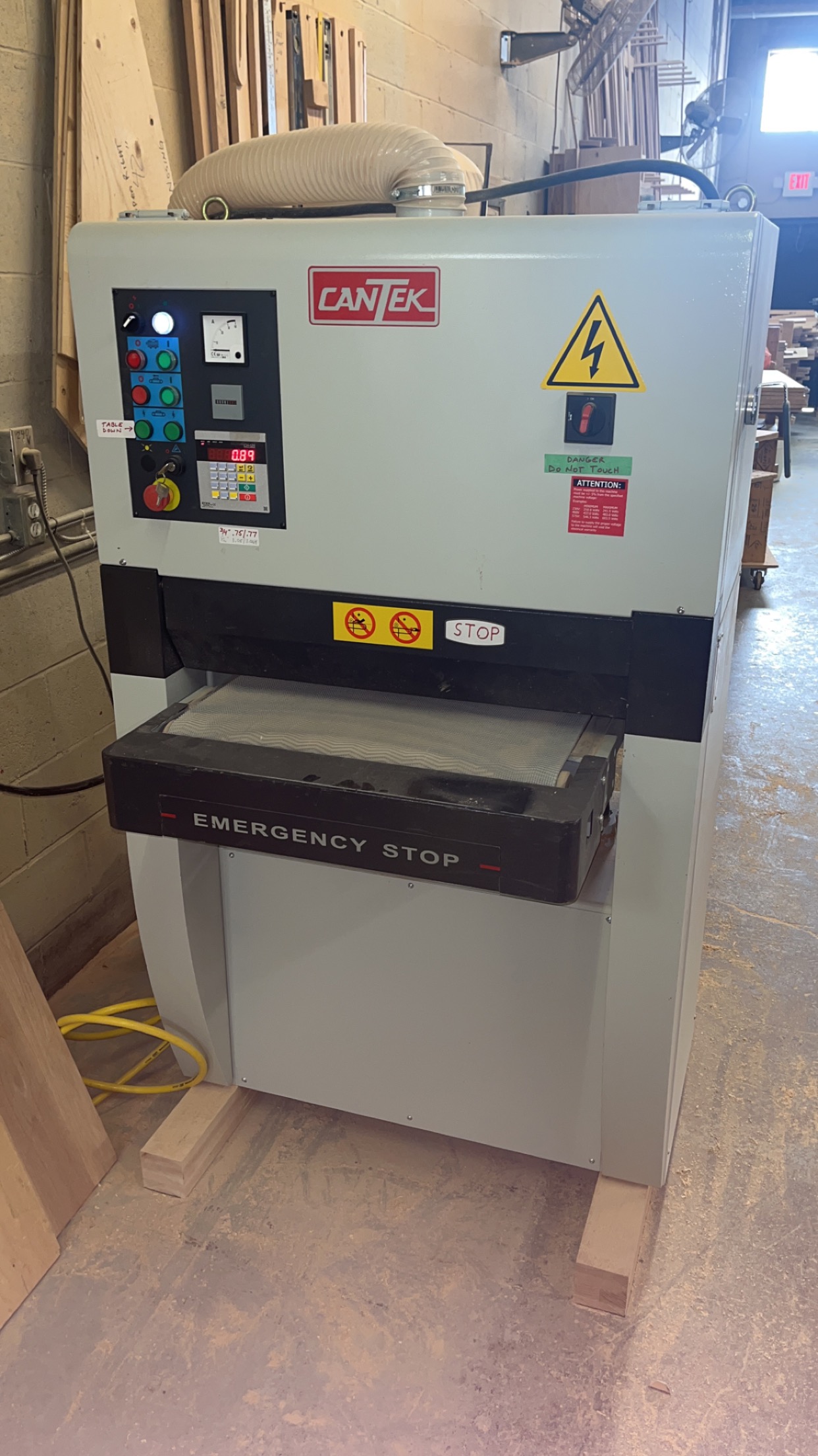 Used 2022 Cantek C251 24" Widebelt Sander