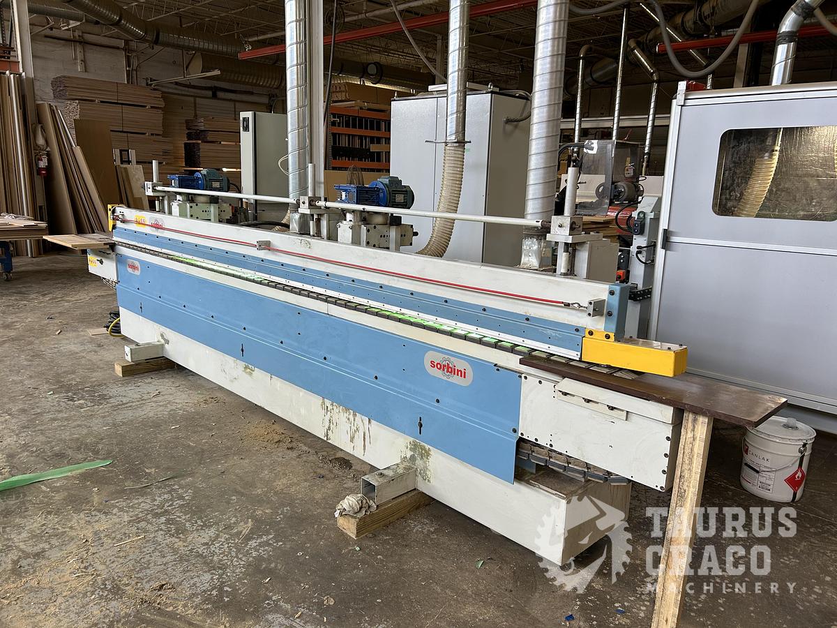 Used Sorbini UV Edge Coating Machine for Sale at Taurus Craco Machi...