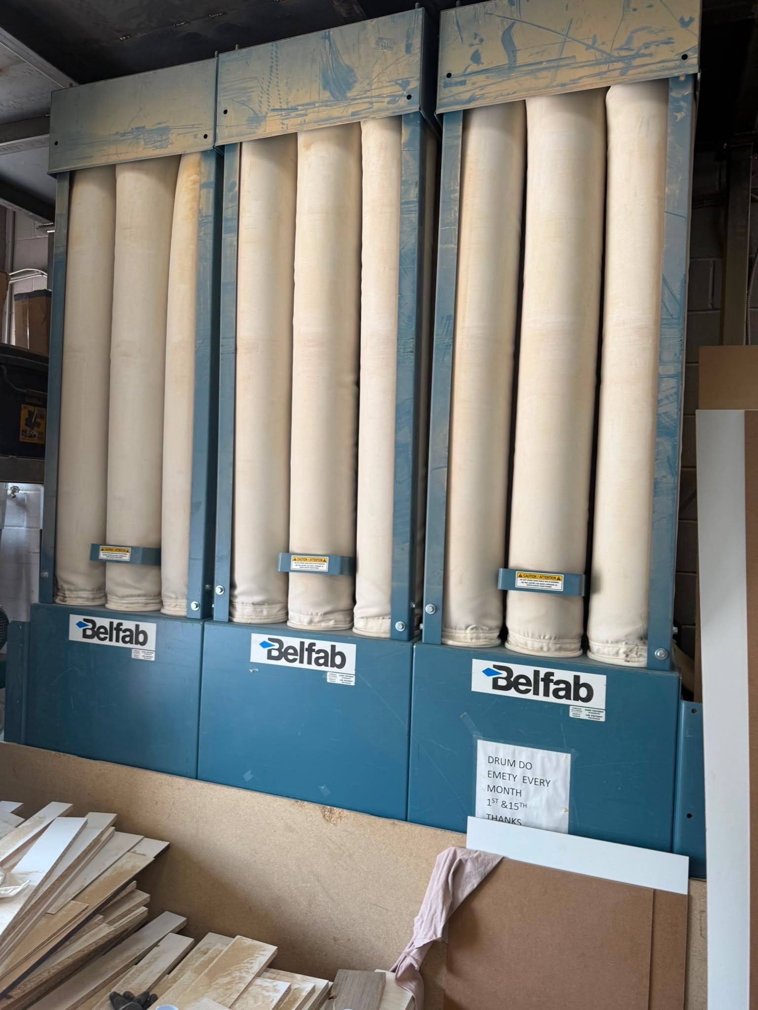Used 2018 Belfab NBM-OP Indoor Dust Collector