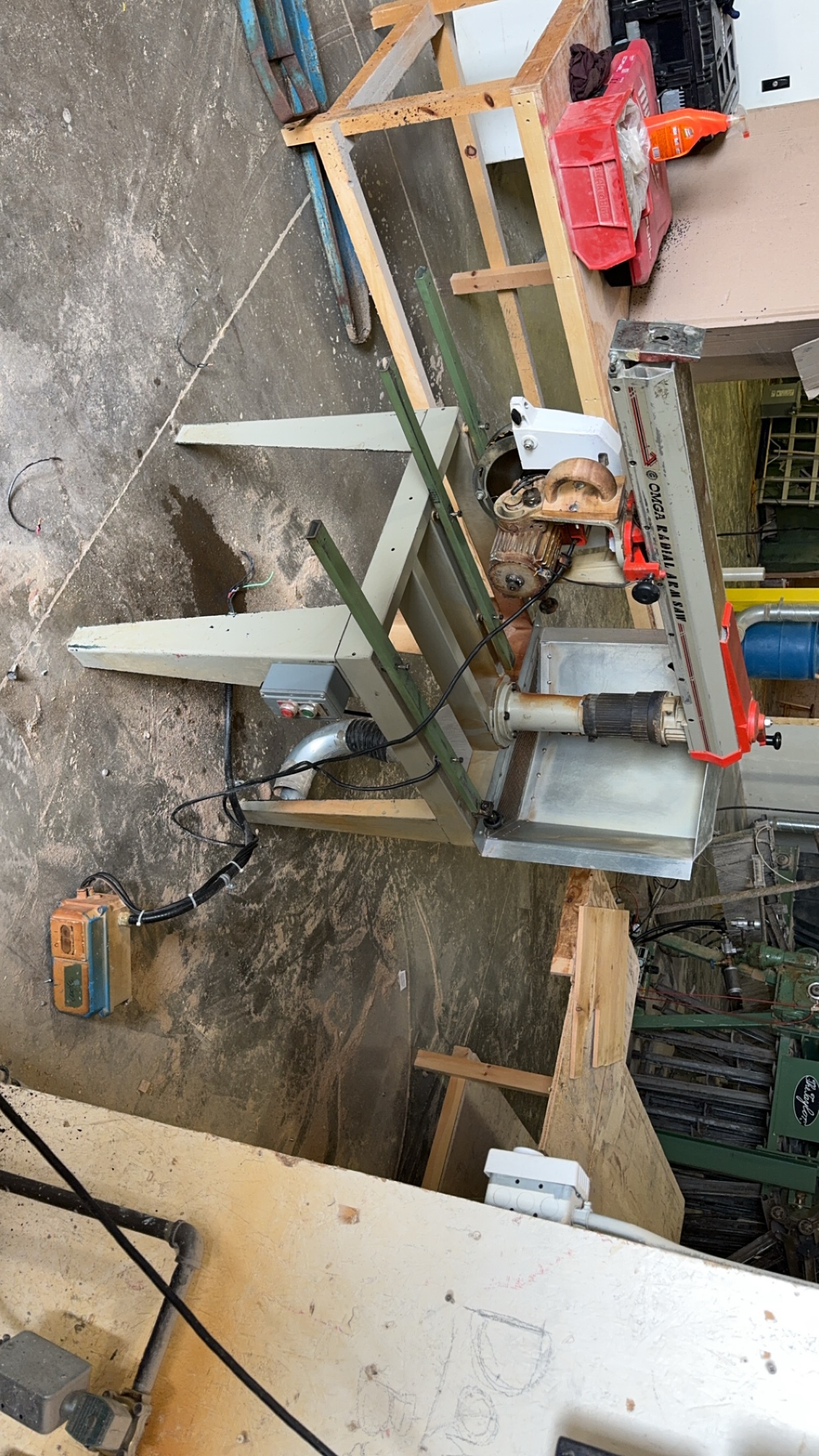 Used OMGA Radial Arm Saw