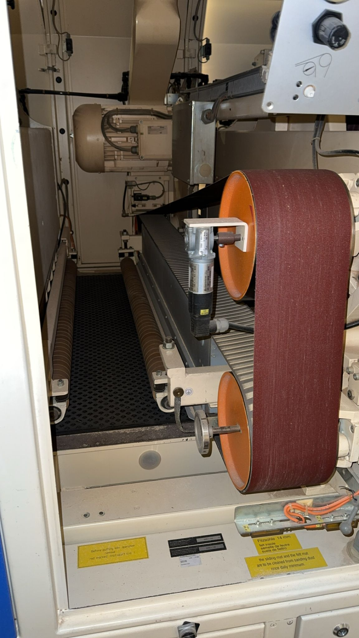 Used 2004 Heesemann MFA8-112 3-Head 53" Wide Belt Sander