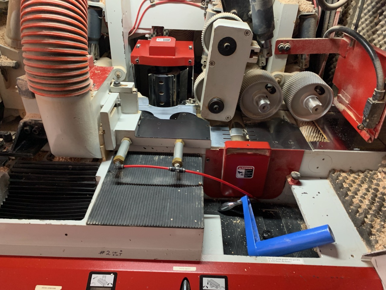 Used Leadermac Smartmac 518 7" 5-Head Moulder