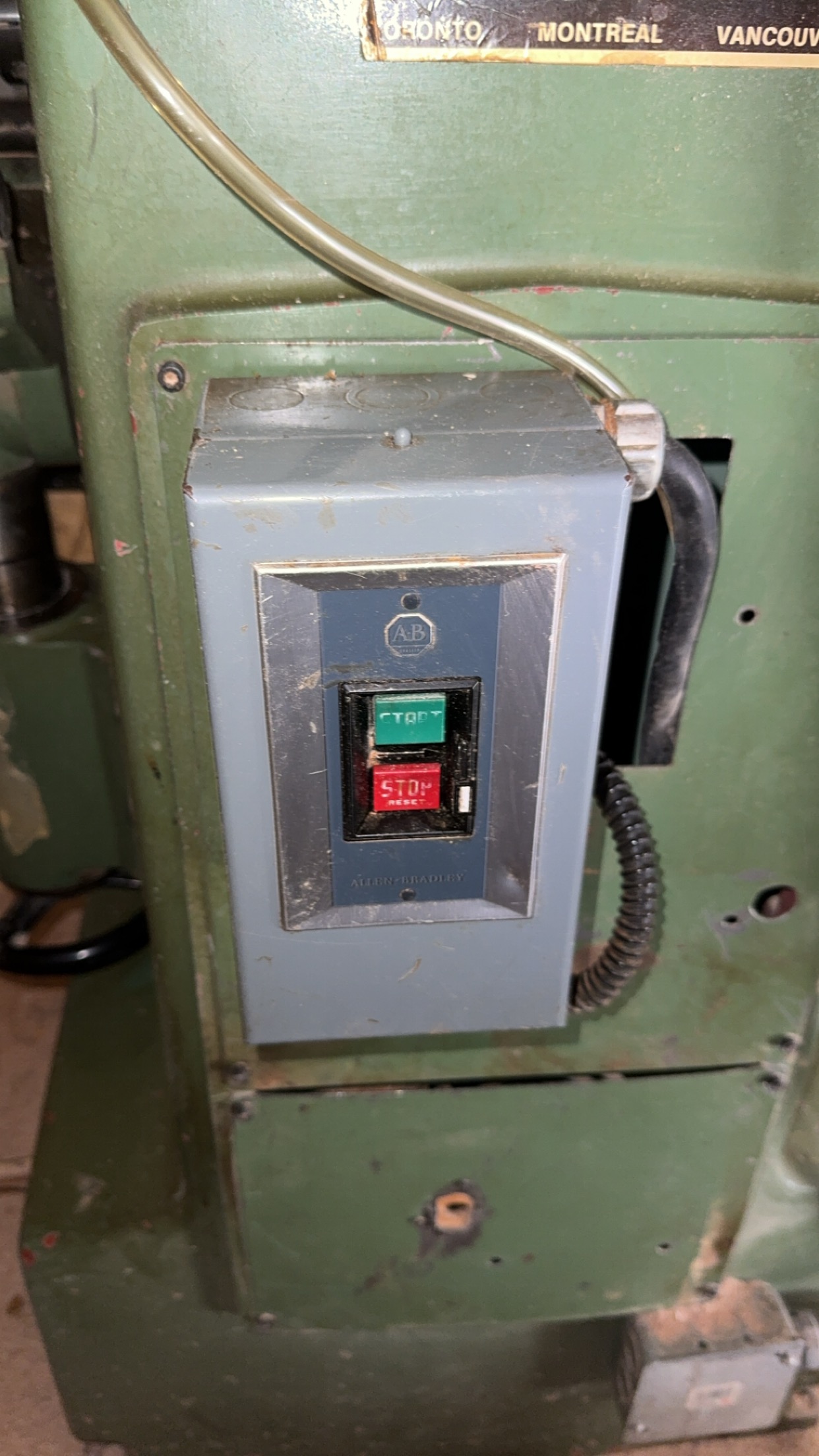 Used 1987 Bacci MOD Oscillating Mortising Machine