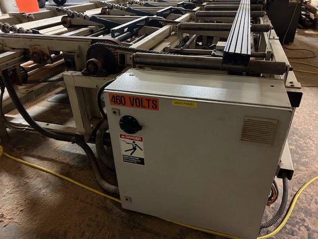 Used 2007 Weinig Raimann ProfiRip KM310M Gang Rip Saw (w/ 2 moving blades + 1 fixed blade and ValuRip III Plus Infeed)