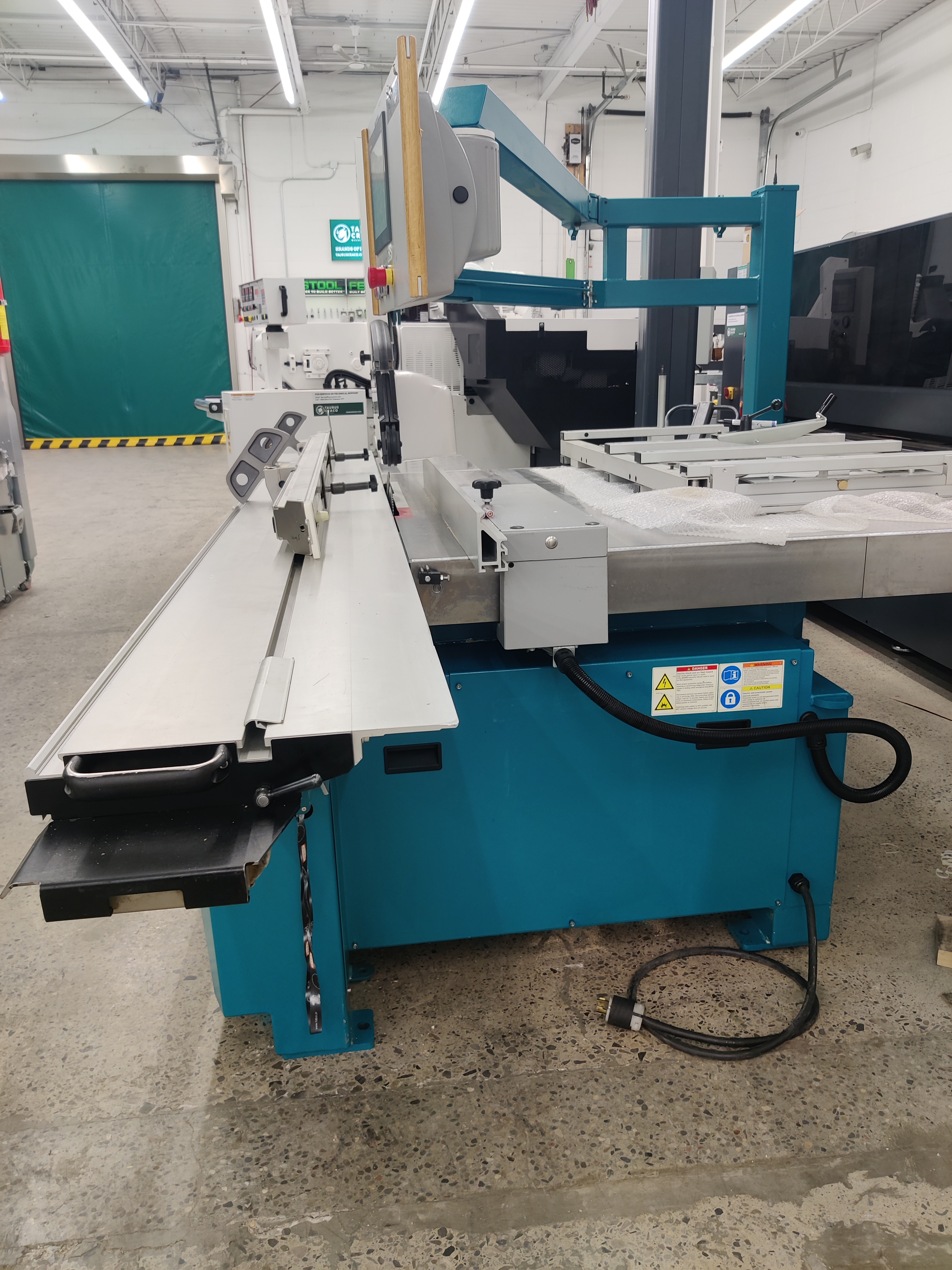 Used Martin T75 PreX sliding table saw