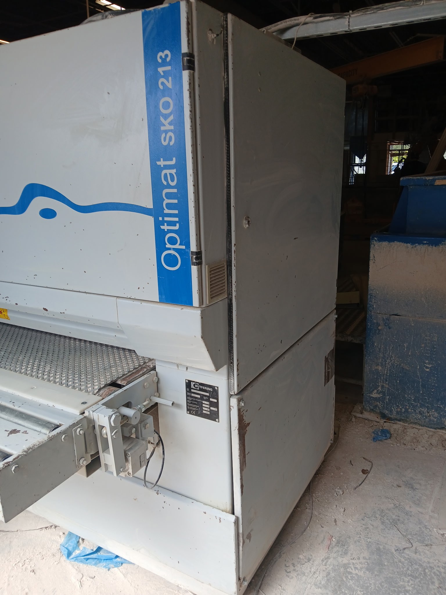 Used  50”  Homag HOMAG Optimat 2-Head Wide Belt Sander