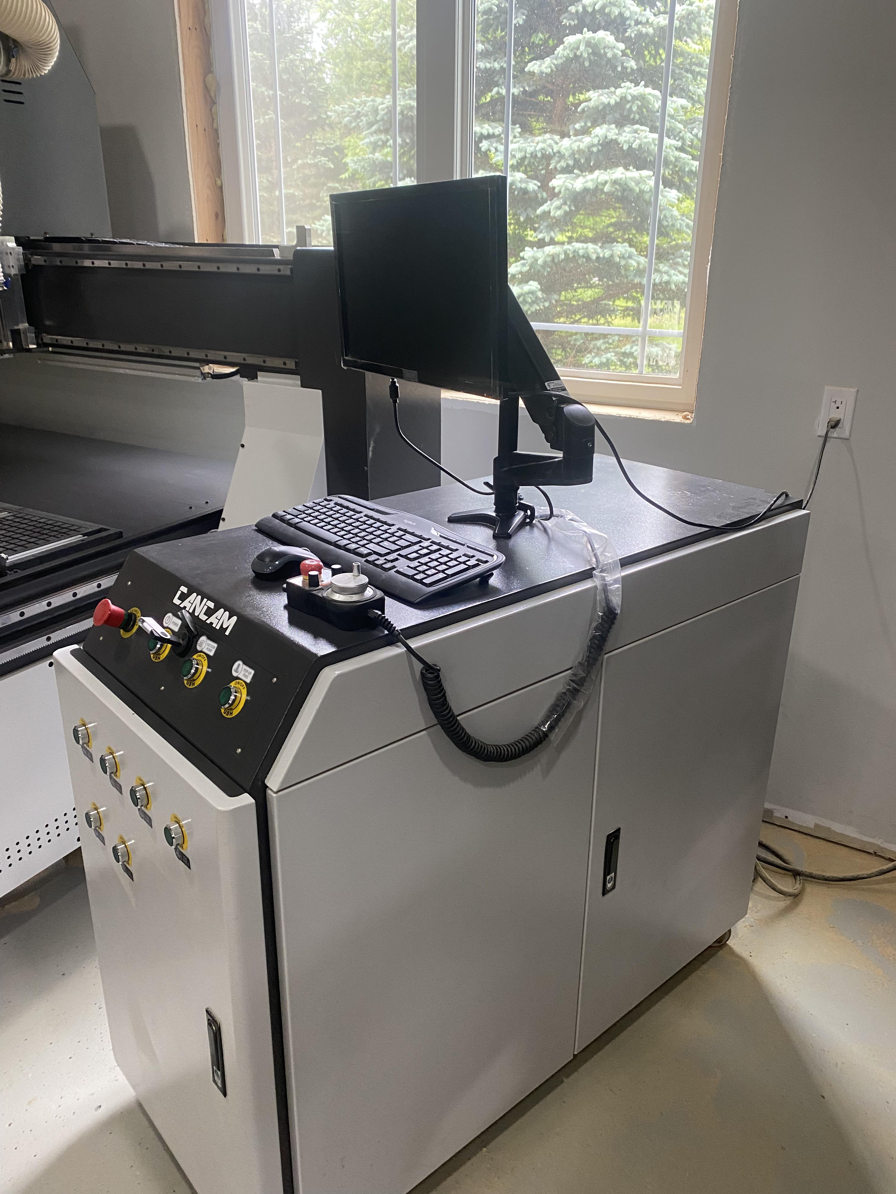 Used 2021 CanCam C2-510-M 3-Axis Flat Table CNC
