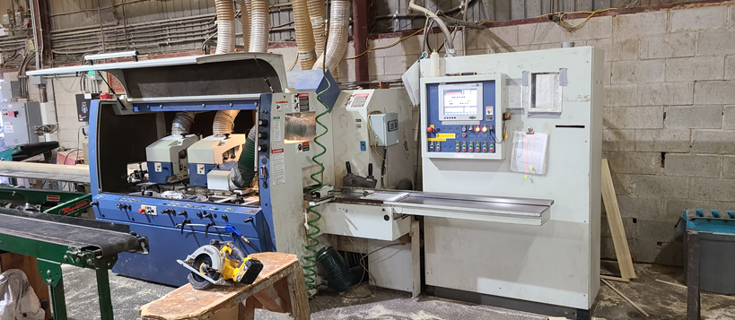 Used 2007 Weinig P400 6 Head Moulder