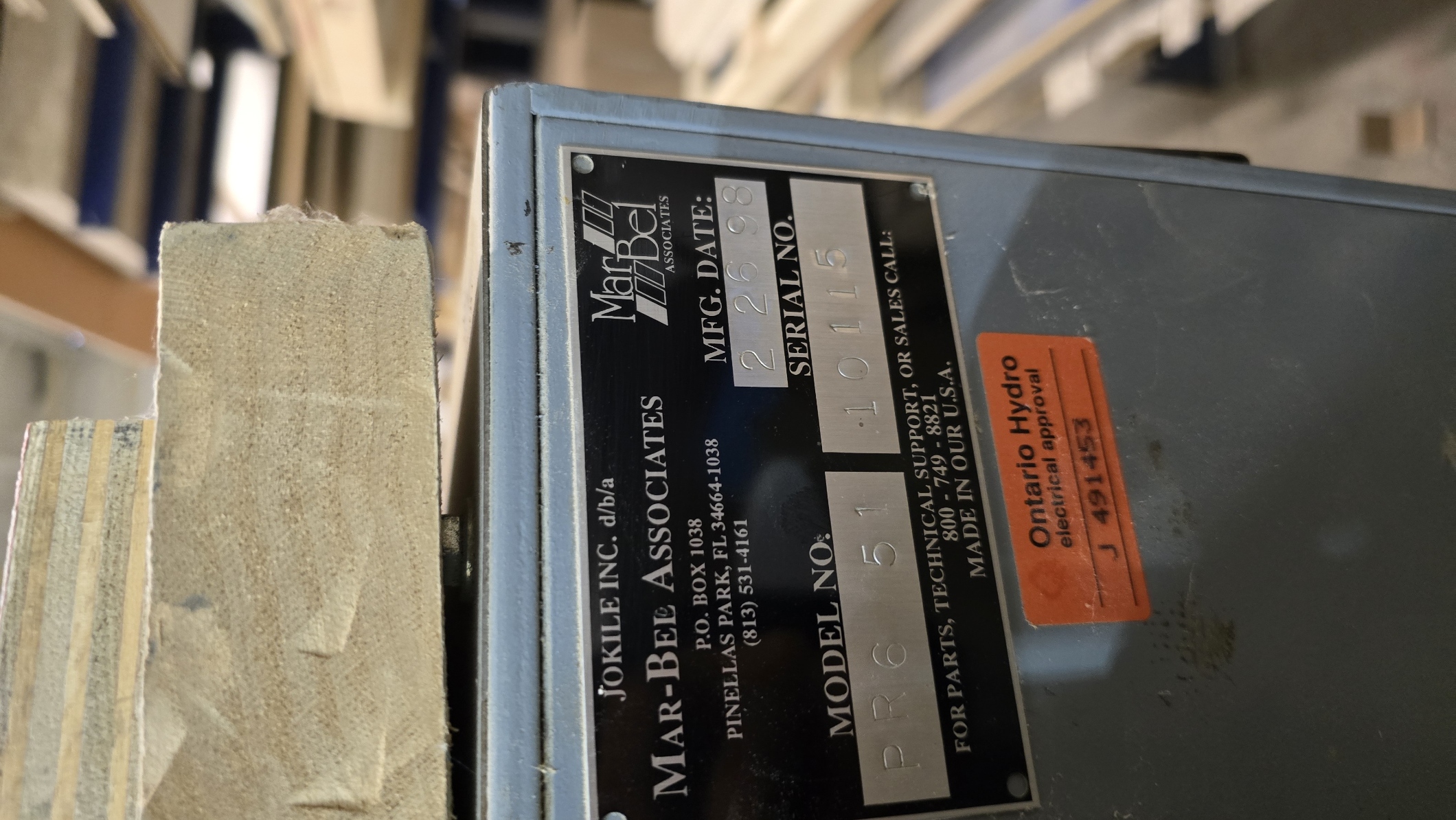 Used 1998 Mar-Bel PR6 51