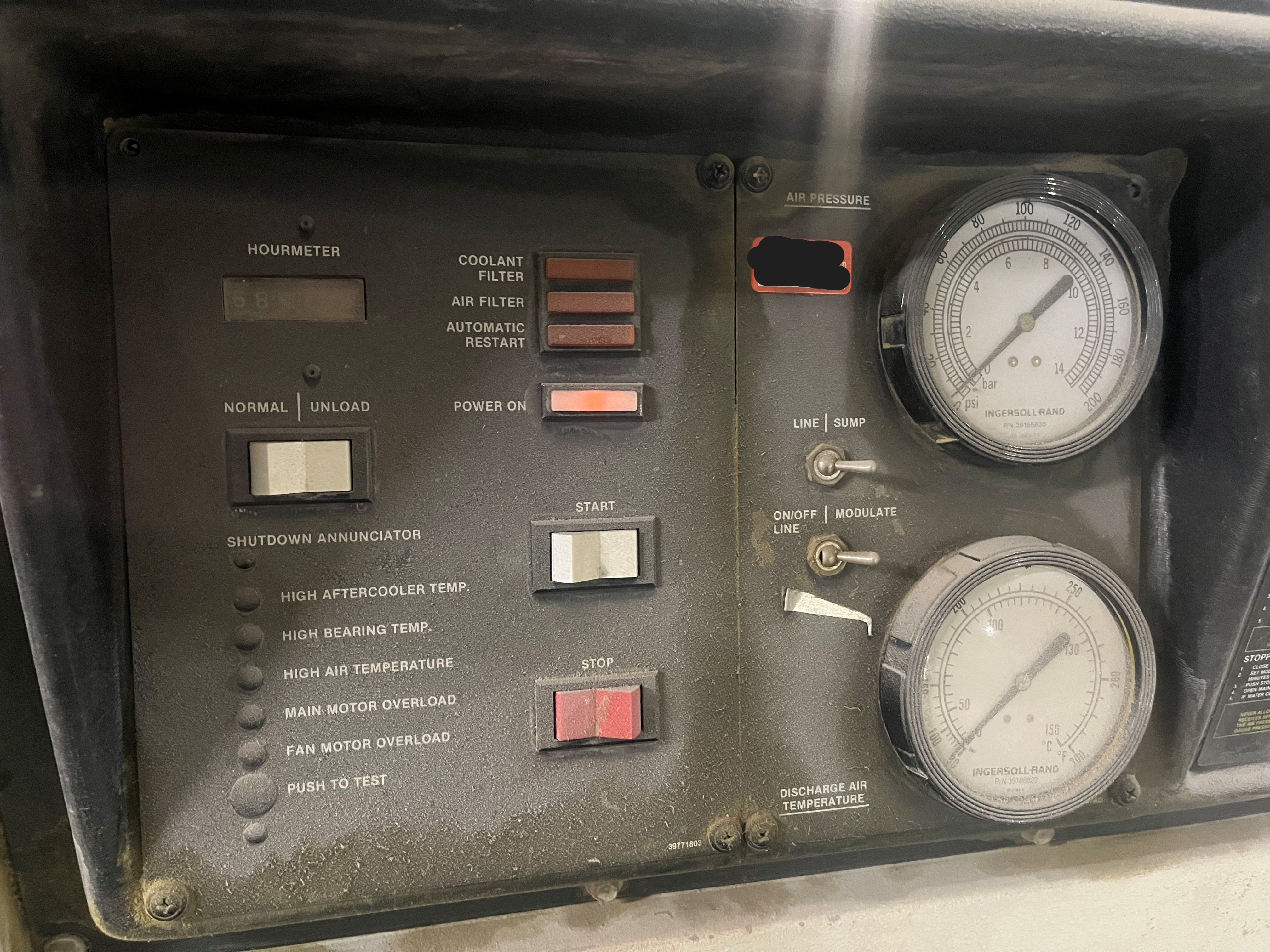 Used Ingersoll-Rand EP50 Rotary Screw Air Compressor