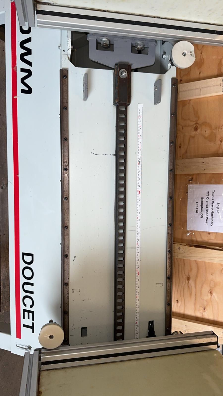 Used 2010 Doucet DWM-42 Drawer Assembly Clamp