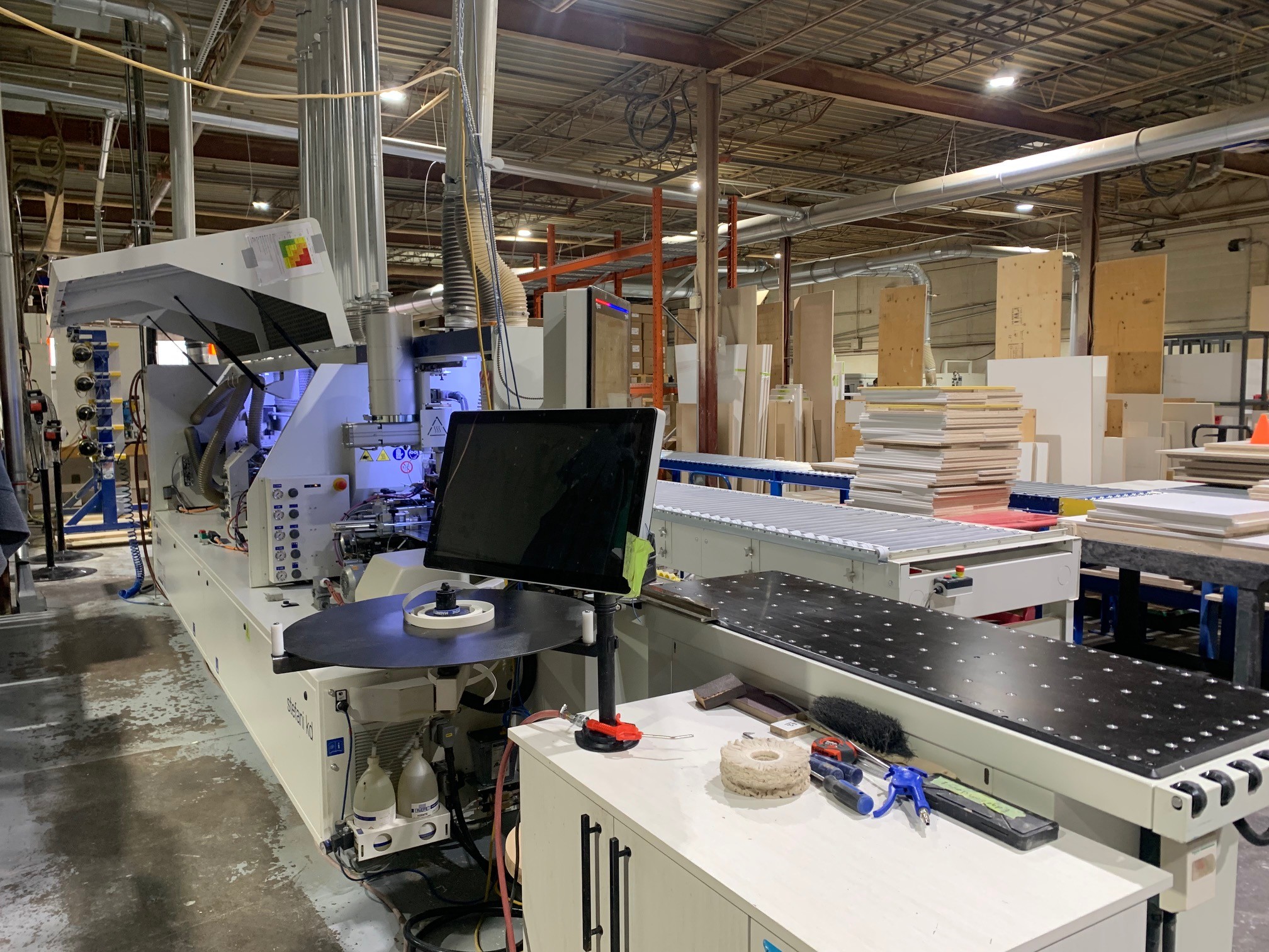 Used 2020 SCM Stefani KD Automatic Edgebander with ERC Series Conveyor